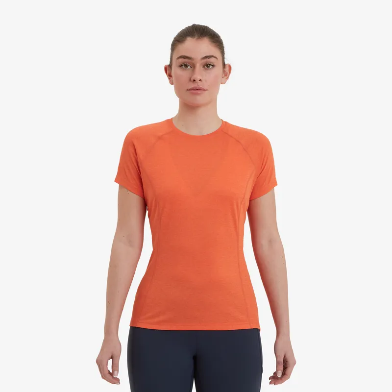 Montane Womens Dart T-Shirt - Tigerlily-1